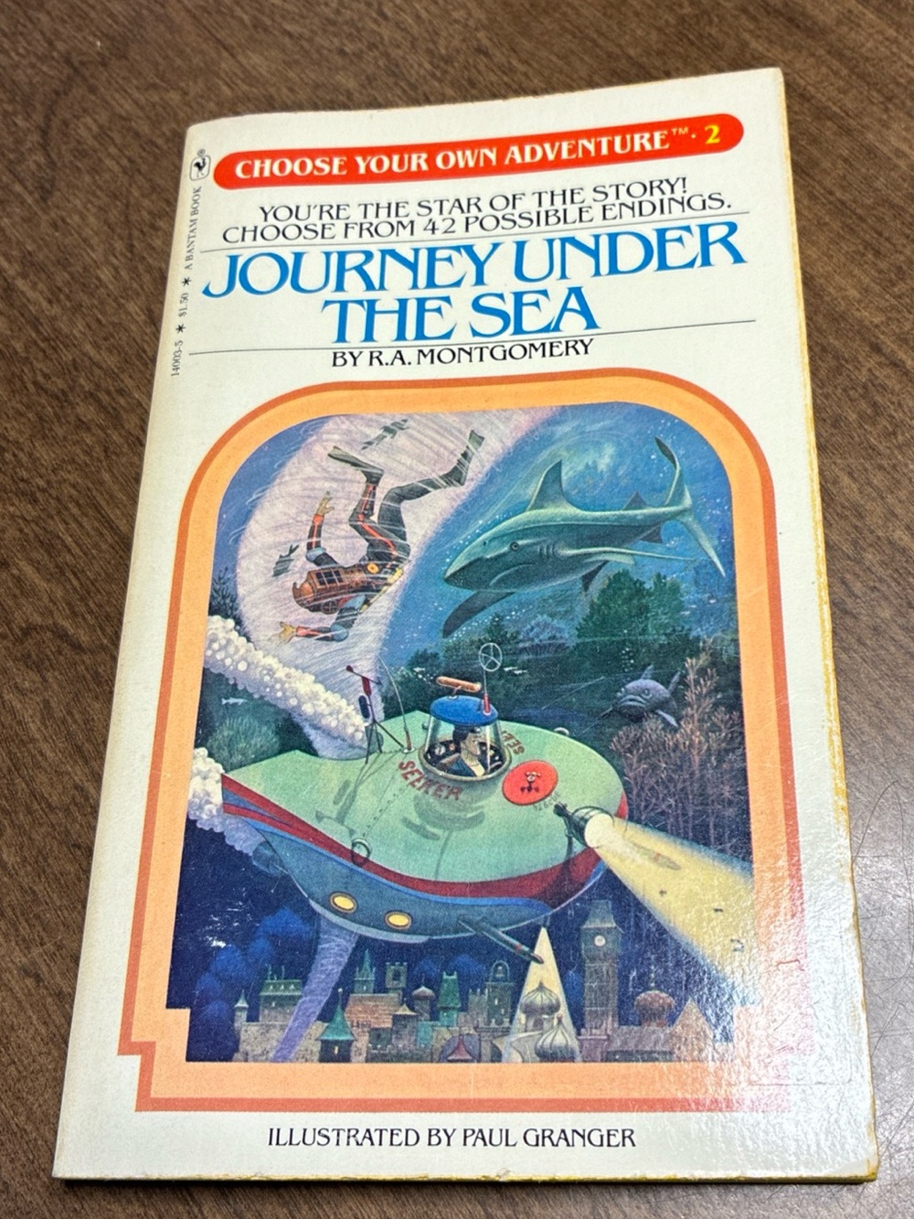 Choose Your Own Adventure Journey Under the Sea 1981 6th Ed By RA Montgomery